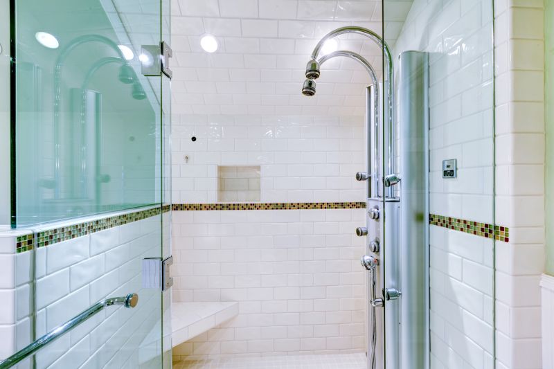 Luxury Shower with Glass Walls